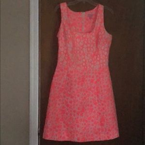 Lilly Pulitzer Pink and White Floral Dress